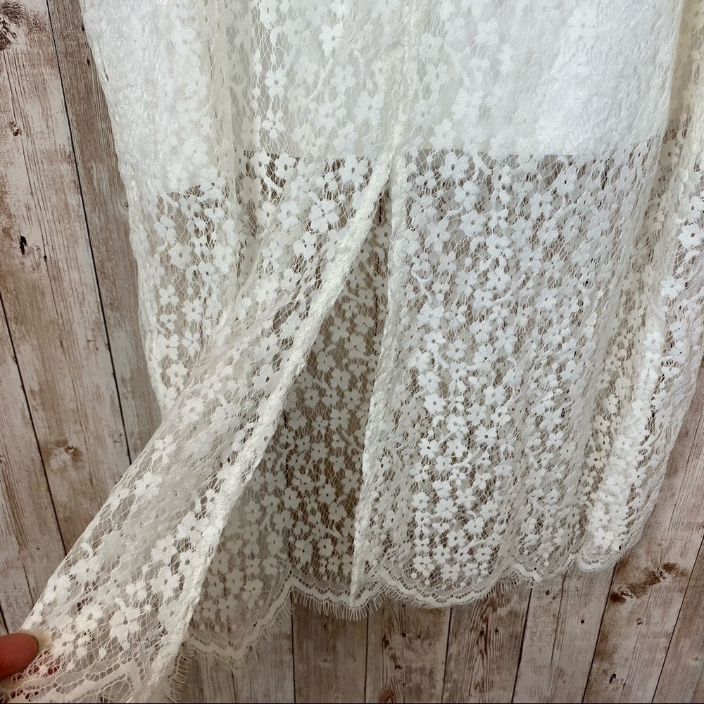 Keepsake the Label Wanderer Ivory Lace Midi Skirt - Picture 6 of 11